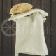 Bamboo fibre terry bath towel cream